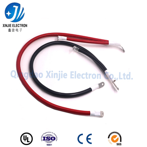 Özel Kırmızı/Siyah Yüksek Akımlı DC Akü Kablo Seti - Güneş Enerjisi, Karavan, Otomotiv ve Enerji Depolama Sistemleri için Kalaylı Bakır Teller - Product Image 4