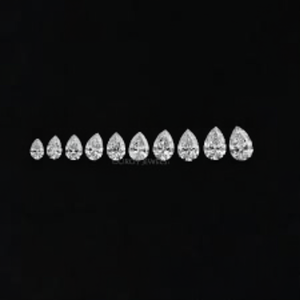 Diamants de poire de laboratoire 1.9mm-3mm DEF VVS Excellent Cut Loose Stones IGI Certified - Product Image 1