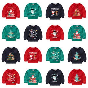 <span class=keywords><strong>Sweat</strong></span>-shirt de Noël pour enfants, vêtements de fête, <span class=keywords><strong>sweat</strong></span>-shirt à motif de dessin animé pour garçons et filles, nouveau style printemps-automne, pull-over - Product Image 2