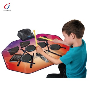 Chengji enfants <span class=keywords><strong>tapis</strong></span> kit de <span class=keywords><strong>batterie</strong></span> frapper jeu début éducatif étanche <span class=keywords><strong>électronique</strong></span> musical brillant <span class=keywords><strong>batterie</strong></span> ensemble <span class=keywords><strong>tapis</strong></span> - Product Image 3