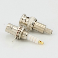 Conector Coaxial RF BNC Macho y Hembra Resistente a Alto Voltaje 3000V Conectado a Cable RG58 Conector Resistente a Alto Voltaje