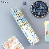 Cadeaux souvenirs de Dubaï, ensemble de crayons en bois naturel HB avec impression