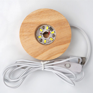 Molde de silicona para luz nocturna, bola redonda, moldes de resina de cristal, esféricos de silicona con luces LED de madera, soporte de pantalla - Product Image 6