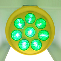 Écran LED Solaire IP65 Étanche -20~80°C pour Poteau, avec Stroboscope Séquentiel Synchrone et Lumière d'Avertissement de Circulation en Forme de Tournesol