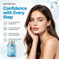 Gummies OEM Saveur Naturelle pour la Croissance Capillaire Féminine – Biotine, Collagène, Kératine, Bonbons Gélifiés Multi-Vitamines pour Cheveux, Peau et Ongles