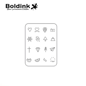 <span class=keywords><strong>Tatouage</strong></span> au stylo Jagua Boldink personnalisé, réaliste, micro-caméra, flocon de neige, cœur, pour le corps, imperméable, longue durée (2 semaines) - Product Image 5