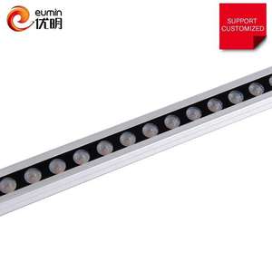 Projecteur mural linéaire LED étanche IP65 en aluminium 24W DMX RGB 100cm 1800-8000K Ra80 2300lm - Product Image 3