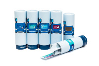 Kunden spezifische Stift verpackung Papier röhre mit Fenster Runde Papp verpackung Stift box
