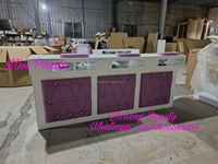 Yicheng Beauty usine table à ongles avec aspirateur violet salon de manucure triple table de manucure avec collecteur de poussière au meilleur prix