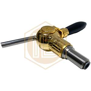 Rubinetto per birra Cosmo Gold con compensatore L35 - Product Image 1