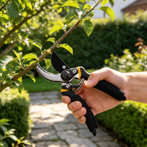 Sécateur de <span class=keywords><strong>jardin</strong></span> robuste à lame coupante avec poignée en caoutchouc, lame tranchante, coupe-branches professionnel, outil de jardinage OEM - Product Image 2