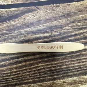 Bamboo Toothbrush Adult Flat Gourd Shape Large Waves Biodegradable For Home Guesthouse Hotel Use - Product Image 5