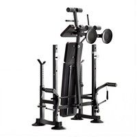 Rak Bench Press CooSport Fitness, Set Barbell Squat Pria, Bangku Fitness Multifungsi, Bangku Angkat Beban