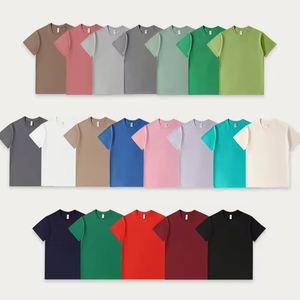 Unisex 295gsm 100% Cotton <b>Tshirts</b> Vintage Quick Dry Breathable Training Short Sleeved Streetwear DTG Printed Men's Blank Tops - Product Image 1