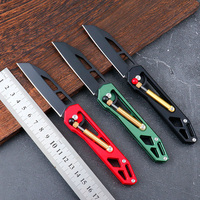 Couteau de survie pour le camping et la chasse, manche en alliage d'aluminium, couteau de poche utilitaire, couteau pliant tactique de haute qualité