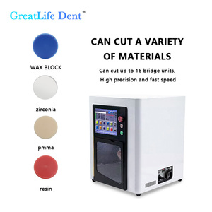 Greatlife Dent Machine de fraisage dentaire CNC 5 axes à usinage à sec de haute précision pour blocs de zircone et de métal, Système CAD/CAM, <span class=keywords><strong>Prix</strong></span> usine - Product Image 2