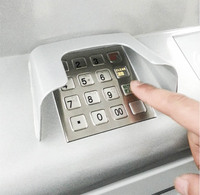 Claviers industriels braille 16 touches personnalisés étanche en acier inoxydable robuste en métal clavier numérique