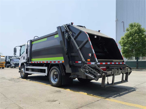 Camion compacteur de déchets à chargement arrière FAW 4X2 12 mètres cubes, vente directe d'usine - Product Image 3