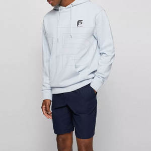 Meilleures ventes Pull-over d'hiver pour hommes, nouveauté, sweat à capuche bouffant avec logo personnalisé, col doublé en polaire, design solide, teint uni - Product Image 2