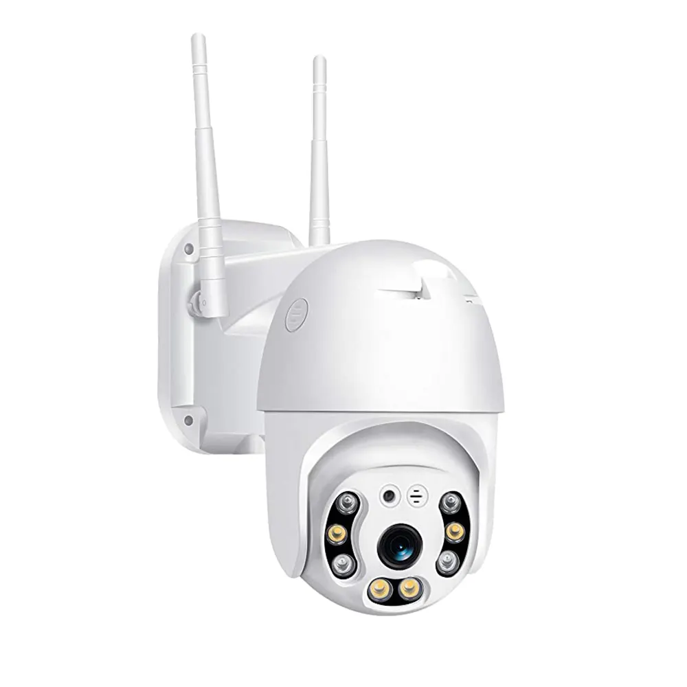 Tuya không thấm nước IR LED màu đêm tầm nhìn đầy đủ HD 1080P WIFI ngoài trời cctv Monitor Camera