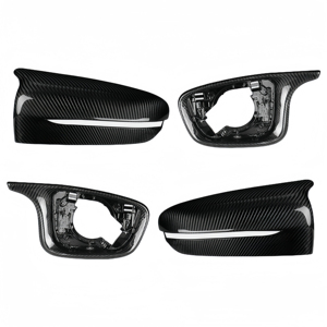Coques de rétroviseurs latéraux de style M en carbone pour <span class=keywords><strong>BMW</strong></span> G20 G21 330i 340i G22 G26 G30 G31 G11 G12 G14 G15 G16 2019-2026 - Product Image 3