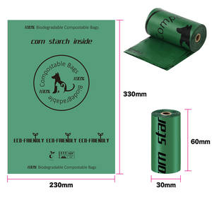 Tas Limbah anjing plastik mudah terurai cetak Logo kustom kualitas tinggi ramah lingkungan untuk anjing grosir - Product Image 4