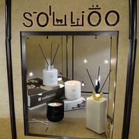 Coffret Cadeau Décoration Maison Écologique DIY Luxe Platine – Bougie en Verre Parfumée Faite Main et Diffuseur à Bâtonnets Longue Durée Fraîcheur Assurée