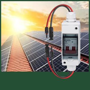 DC500V โซลาร์เซลล์ <span class=keywords><strong>DC</strong></span> เซอร์กิตเบรกเกอร์, เบรกเกอร์ IP65กันน้ำกลางแจ้งแบบ1 in 1 - Product Image 2