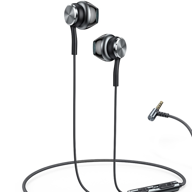 YH40 Yesido High Quality Wired Earbud Stereoscopic Surround Sound with 3.5MM Gold-plated Interface Transparent In-Ear Headphones