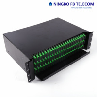 Kotak Terminasi ODF Rak Mount Tipe Drawer 19 Inch 1U 2U 3U 4U 12 24 48 96 144 Port Panel Patch Fiber Optik SC Simplex