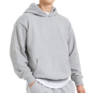 OEM Designer personnalisé 100% coton logo sweat à capuche printemps épaule tombante sweat à capuche Streetwear blanc surdimensionné sweat à capuche fabricants - Product Image 1
