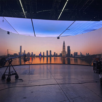 Pantalla LED de Fondo para Estudio de Producción Virtual, para Filmación en Interiores a Todo Color, VFX, VR, VP, XR