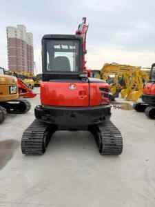 Mini-excavatrice Kubota KX163-5 d'occasion, 5,6 tonnes, petite pelle hydraulique, bon état, matériel de construction d'occasion - Product Image 3
