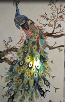 Stein-Wasserstrahl-Medaillon-Teppich aus Marmor