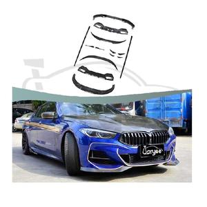 Difusor de parachoques trasero de fibra de carbono, Kit de carrocería de alerón delantero, piezas de coche para <span class=keywords><strong>BMW</strong></span> 8 Series G14 G15 M-Sport 2018-2022, accesorio de afinación - Product Image 1