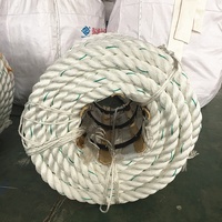 Corde 3 brins corde de remorquage haute résistance couchette corde Hawser cordon en Nylon pour cordon de navire personnalisé 8 16 32mm moulinet de corde d'amarrage marin