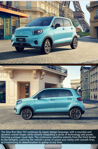 2025 Zero Run T03 Mini Coche Eléctrico EV Edición Confort 310 Vehículo de Nueva Energía de Alta Velocidad Batería de 55kW 31.9kWh 4 Asientos Izquierdos - Product Image 3