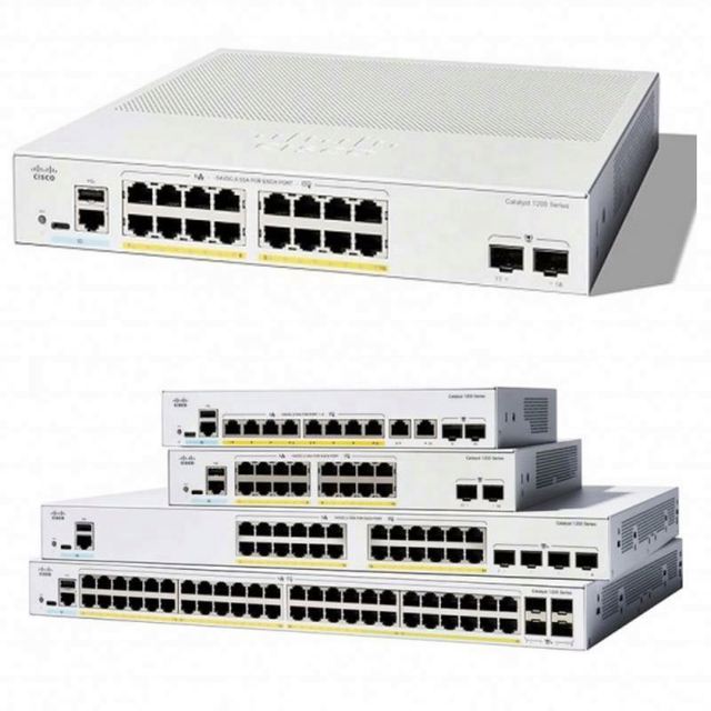 Cisco C1200-16P-2G Fast Delivery New Catalyst 1200 Series 16 Ports Ethernet Switch C1200 16P 2G for Business Network