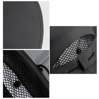Transpirable ajustable verano protección solar Anti UV pesca escalada visera sombrero de ala grande para el sol para hombres