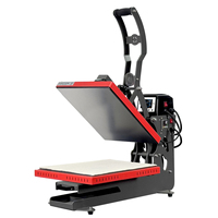 Presse à chaud MICROTEC RHP-20MS-D 16x20 à double chauffage et ouverture automatique pour impression DTF, sublimation, t-shirts et vêtements personnalisés