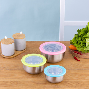 Juego de Loncheras Térmicas de Acero Inoxidable 304 Ecológicas para Adultos y Niños, con Tapa de Plástico, Aptas para Microondas - Product Image 6