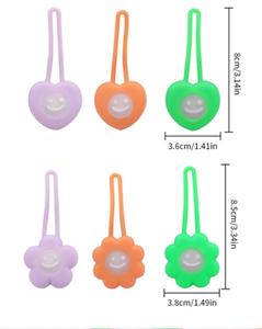 Pendentif de collier de chien en silicone durable avec lumières LED pour une visibilité nocturne - Product Image 3