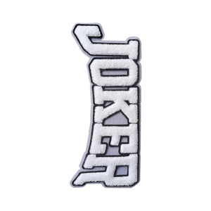 Logo de mode grande lettre coudre sur vêtement broderie à capuche patchs en chenille personnalisés - Product Image 4