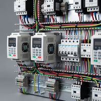 Boîtier de distribution de commande de ventilateur à démarrage direct et économie d'énergie, panneau de commande électrique, commandes de ventilateur industriel IP30 0.37-7.5kW
