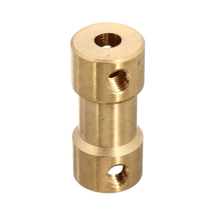 Arbre Coupleur 2mm X 2mm Pour Modélisme RC - Longueur 20 Mm, Diamètre 9 Mm - Doré, Cuivre - Marque Uxcell