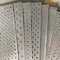 Tôle ultra fine perforée pour balcon, maille métallique tissée, résistante à la corrosion, en aluminium, découpe et pliage
