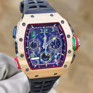Montre mécanique automatique <span class=keywords><strong>de</strong></span> luxe pour homme, type baril <span class=keywords><strong>de</strong></span> <span class=keywords><strong>vin</strong></span>, or rose, miroir saphir, haute qualité, RM65-01, montre <span class=keywords><strong>de</strong></span> chronométrage pour affaires - Product Image 5
