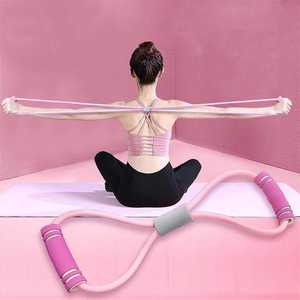Bande de Résistance Légère en Forme de 8 pour Femme, en TPE Élastique, pour Fitness, Yoga, Corde de Traction et Bande d'Étirement Dorsal - Product Image 3