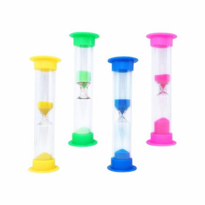 Minuteur de sable écologique en plastique pour mariage, 30 secondes, accessoires de jeu de société, 1/2/3/5 <span class=keywords><strong>minutes</strong></span>, design moderne promotionnel, cuisine - Product Image 2
