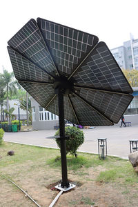 Mini panneau <span class=keywords><strong>solaire</strong></span> traqueur <span class=keywords><strong>solaire</strong></span> bifacial réglable PV silicium monocristallin 600w système de <span class=keywords><strong>fleur</strong></span> de soleil <span class=keywords><strong>solaire</strong></span> - Product Image 5